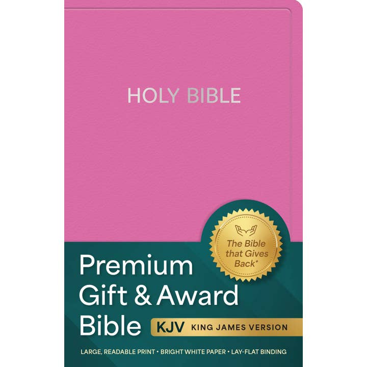 Independent Publishers Group - Wholesale Religion - KJV Holy Bible: Premium Gift & Award Bible, Pink