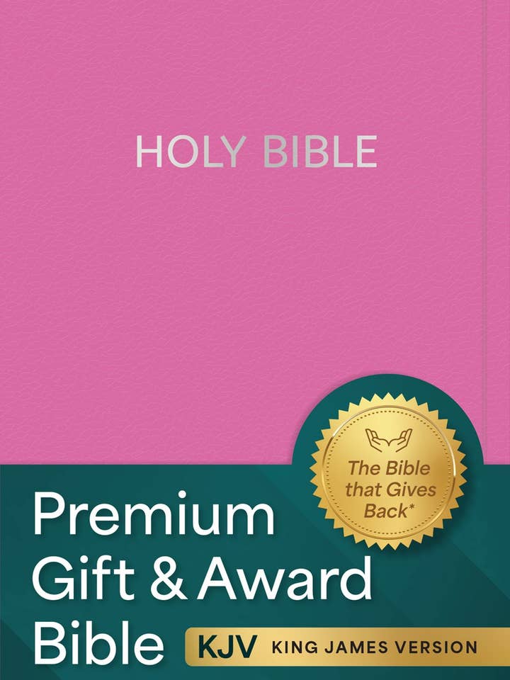 KJV Holy Bible: Premium Gift & Award Bible, Pink for wholesale by Independent Publishers Group
