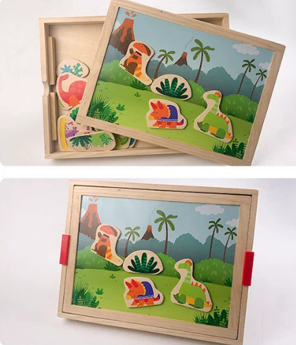 ACOOL TOY - Wholesale Wood Toy - Kids - AC7216 / AC7218 Magnetic Box - Open Case4