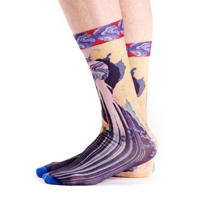 Amida Bamboo Red Ribbon Mäns strumpa för wholesale av Ruban Rouge