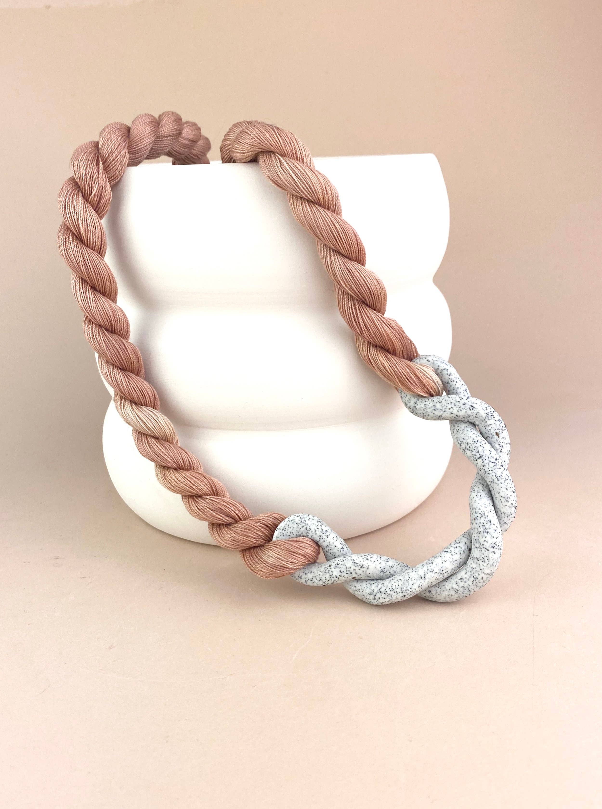 Barrow PDX - Wholesale Woven Necklace - Spring Twist - Multiple Colorways0