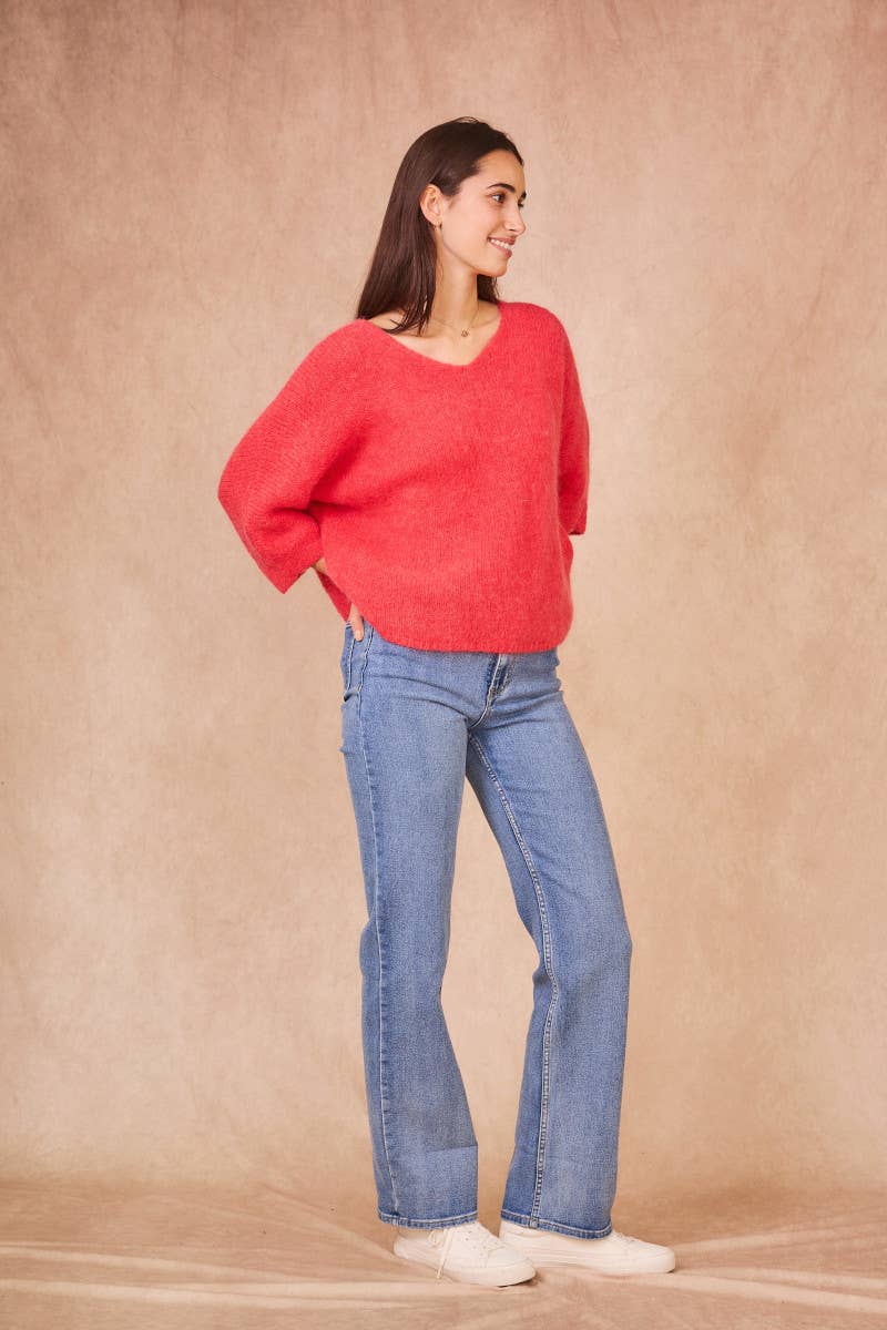 Calie Paris - Venta al por mayor Jersey de punto - Mujer - Suéter elegante de mohair kid12