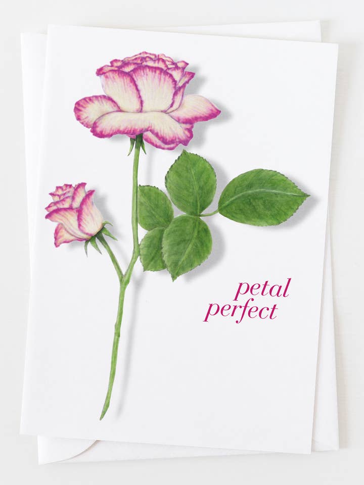 Petal Perfect Wedding Greeting Card C_1626 for wholesale by Ann Scott Design