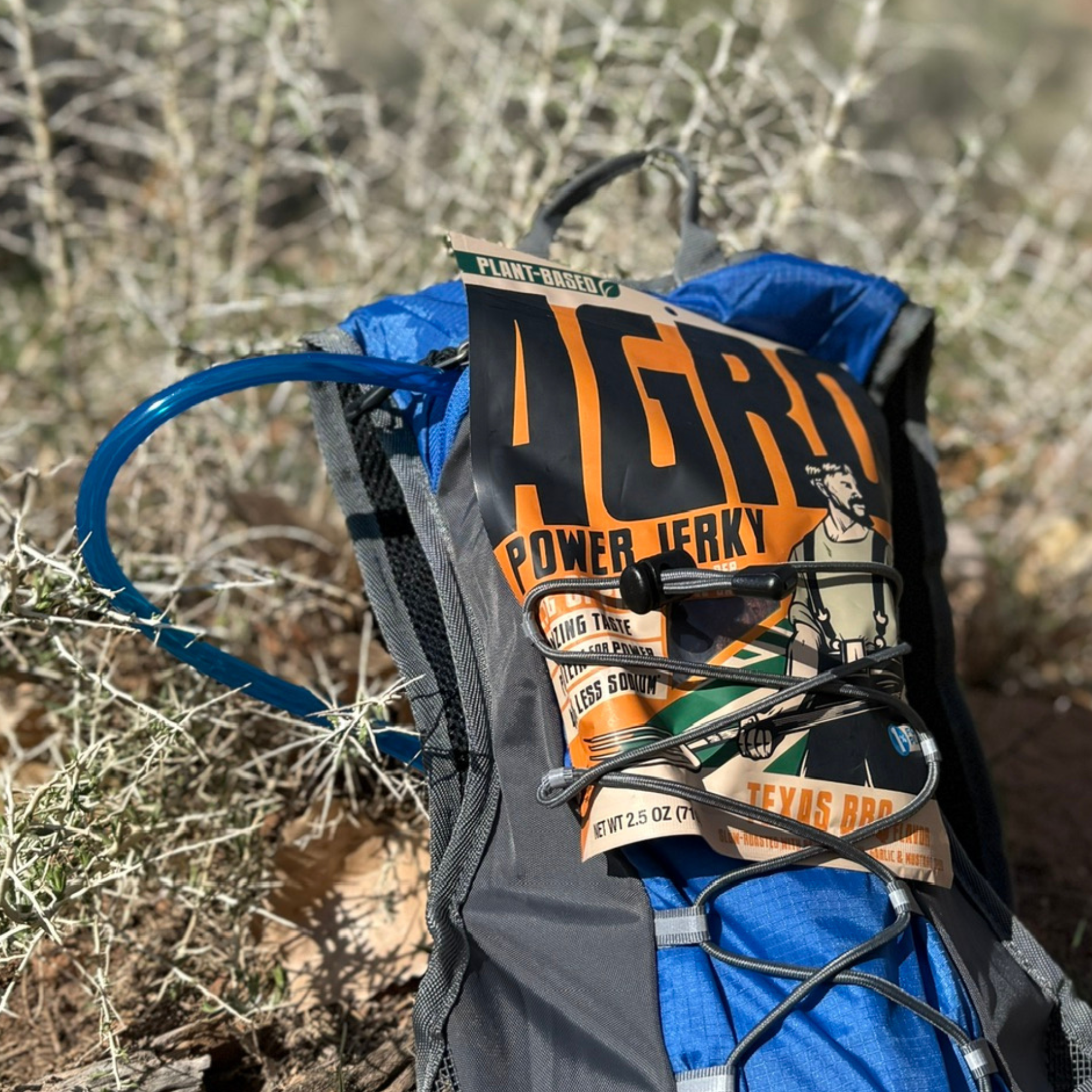 AGRO POWER Jerky - Wholesale Jerky - AGRO POWER Jerky - Vegan - Texas BBQ (8 x 2.5oz Bags)5