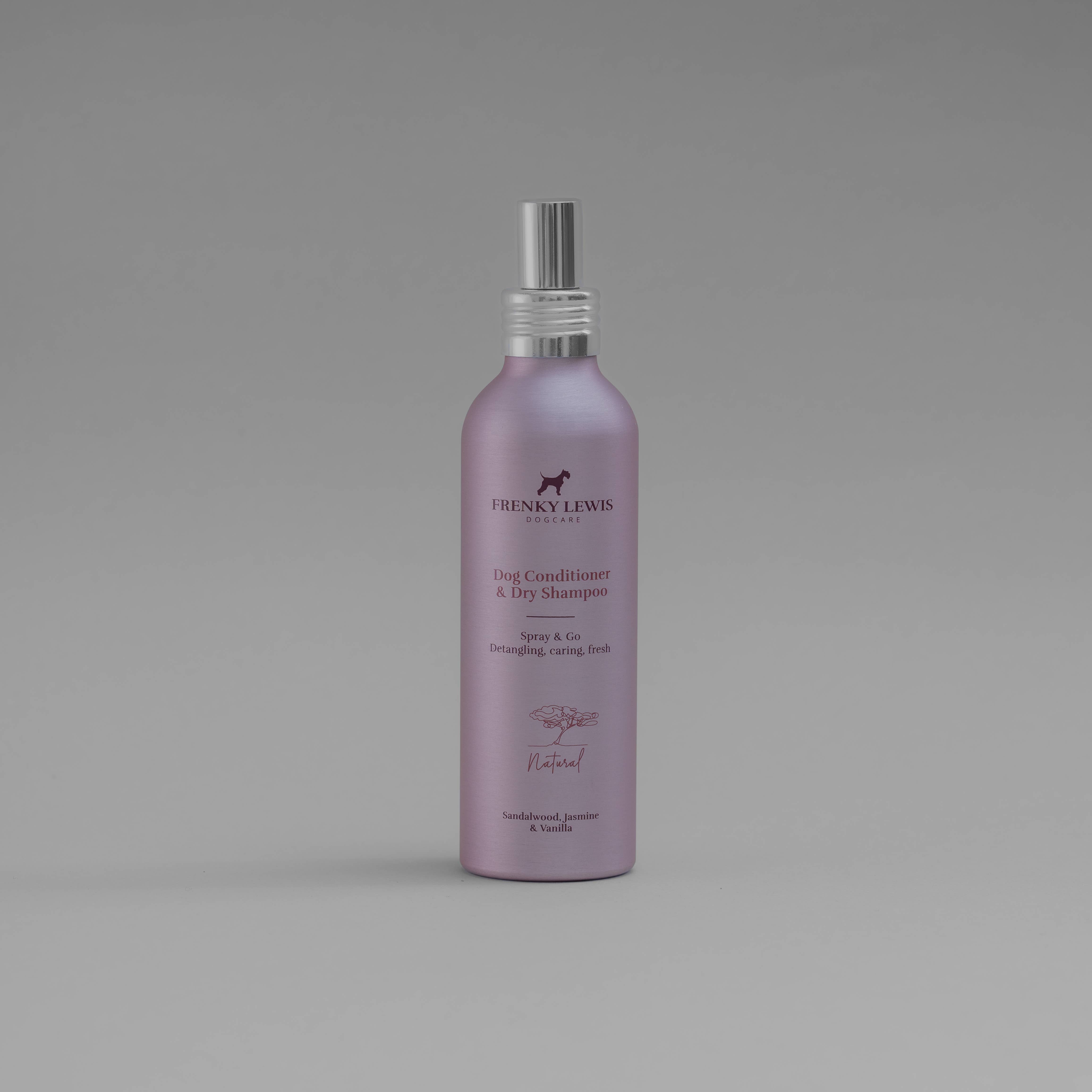 Frenky Lewis B.V. - Wholesale Pet shampoo – Dog - Dry Shampoo & Conditioner Sandalwood, Jasmine, Vanilla 150ml2