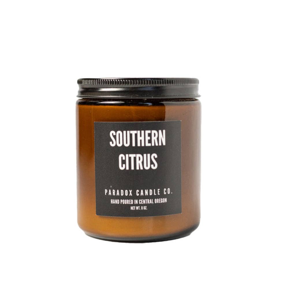 Paradox Candle Co. - Wholesale Jar/Filled Candle - SOUTHERN CITRUS CANDLE 8OZ