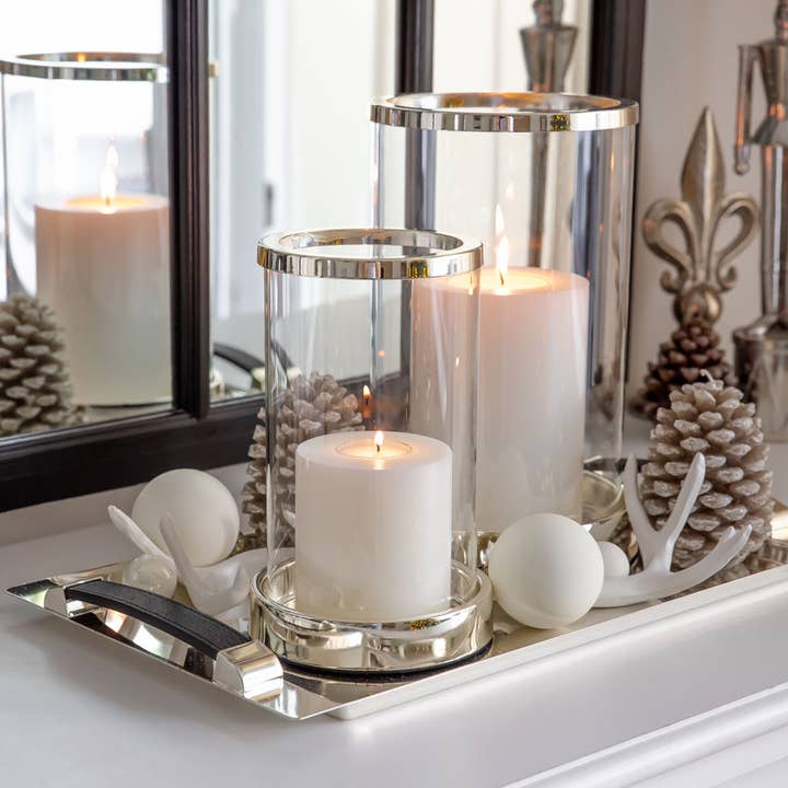 EDZARD - Wholesale Serving Tray - Tray Serving Tray Kairo with Faux Leather Handles4