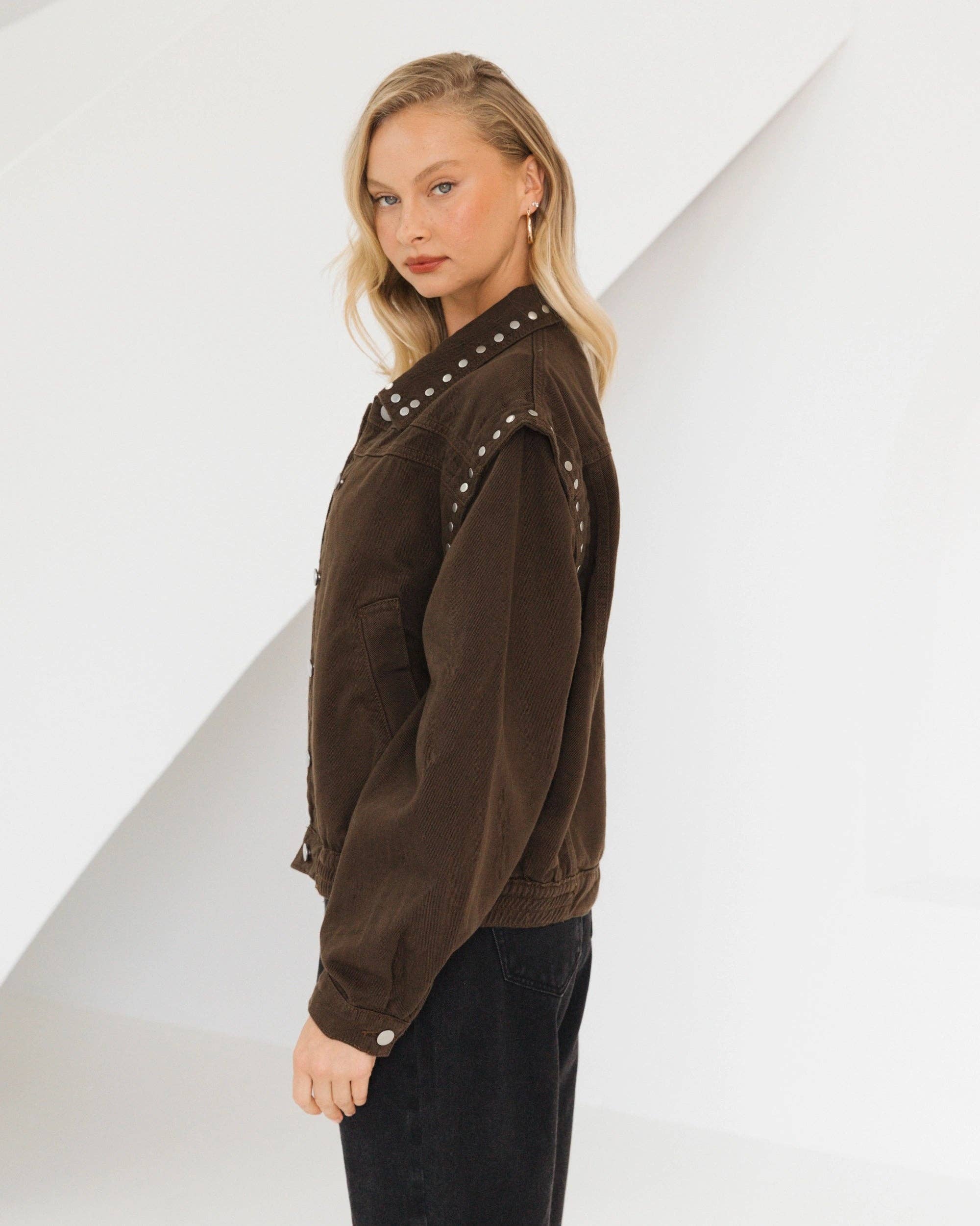 CHOCOLATE TEXAS JACKET for wholesale on Faire2