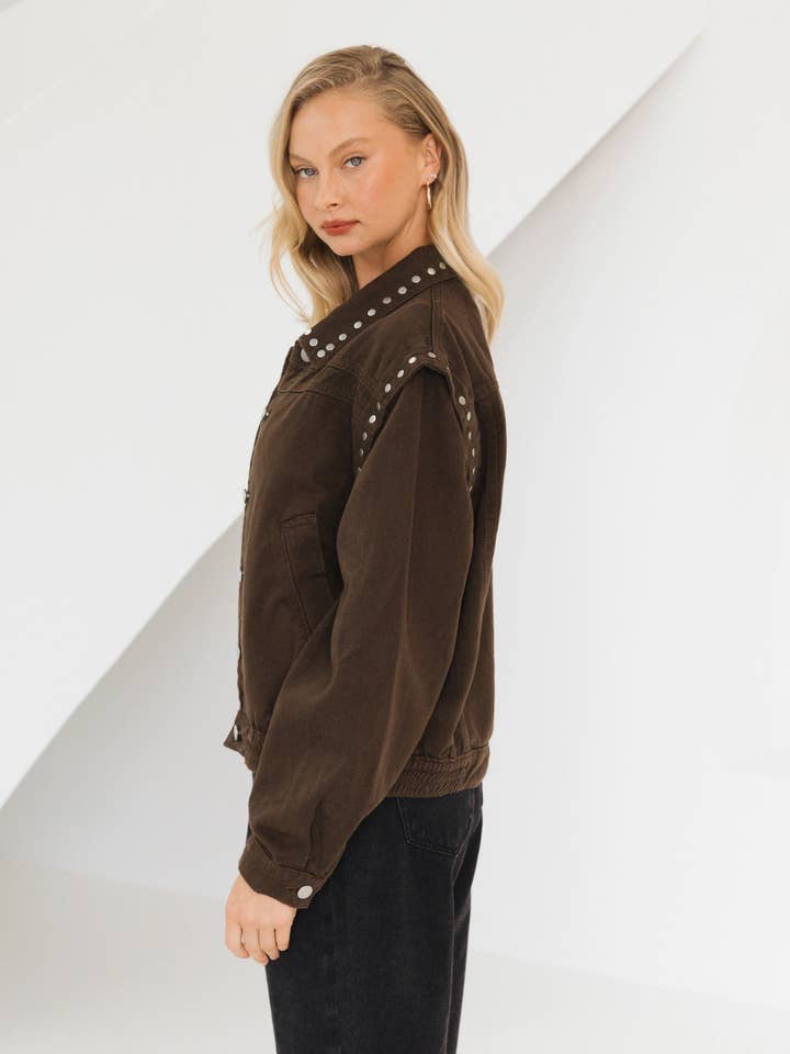 CHOCOLATE TEXAS JACKET for wholesale on Faire2