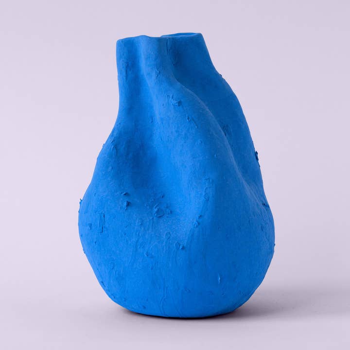 Alexis Matte Blue Vase for wholesale by Vivee Home