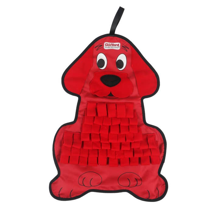 J&C PET SUPPLY LLC - Vendita all'ingrosso Giocattolo - Cani - Giocattolo per cani Clifford® The Big Red Dog Hide n'Seek Snuffle Mat da 23,5"
