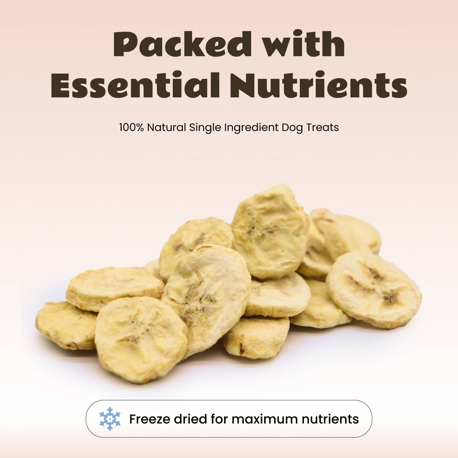 Happy Olly - Wholesale Pet Treats - Dog - Happy Olly Freeze Dried Banana- Single Ingredient Dog Treat1