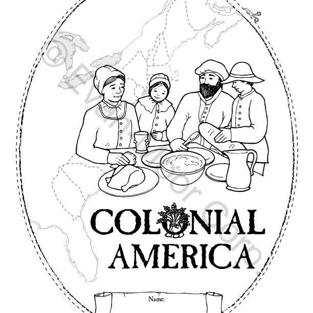 Evan-Moor Educational Publishers - Wholesale History & Geography - History Pockets: Colonial America, Grade 4 - 64
