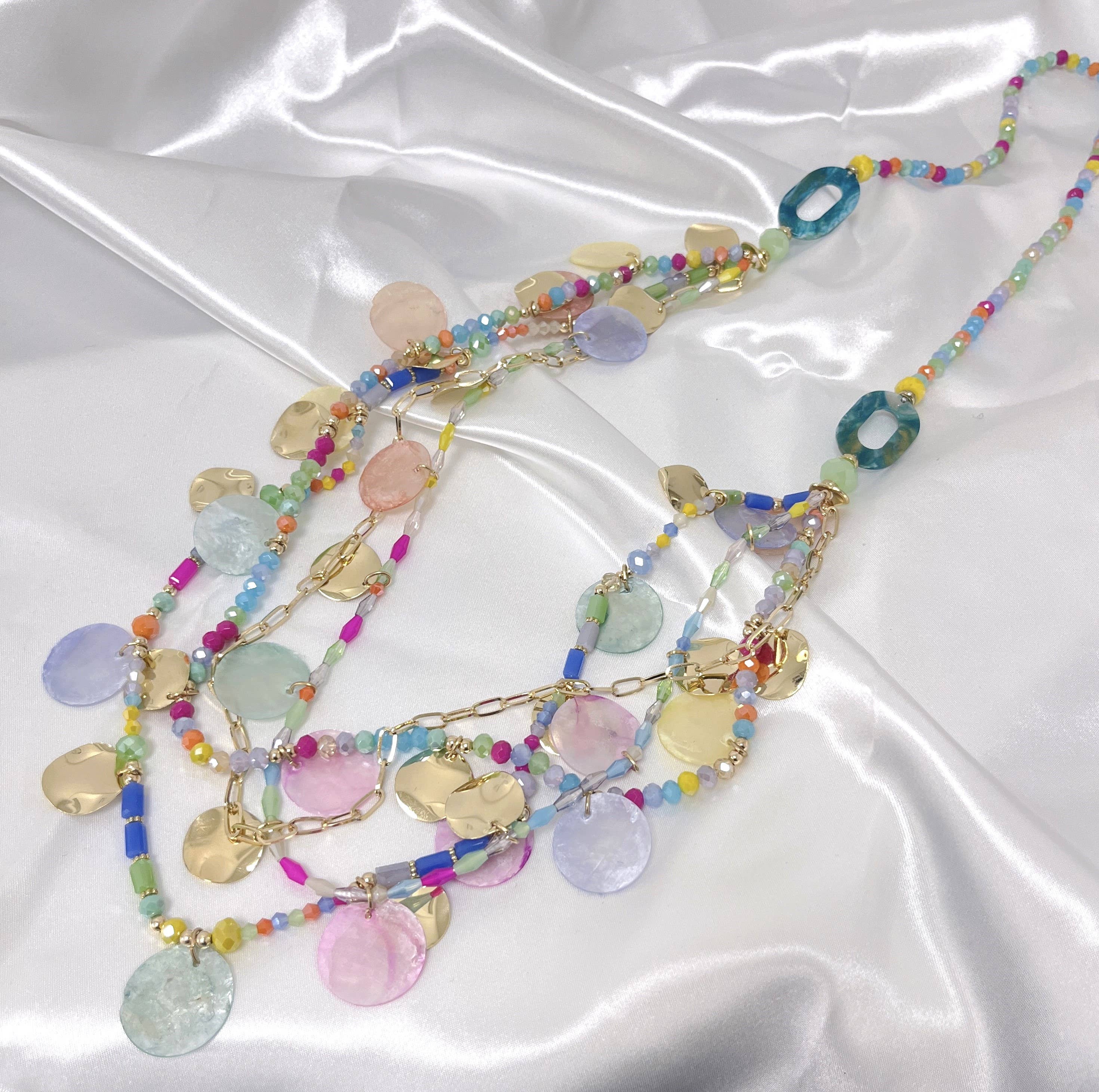 AMORINO SRL - Vendita all'ingrosso Collane di perline/perle - Collana Lunga Cristallo - PC23148F183