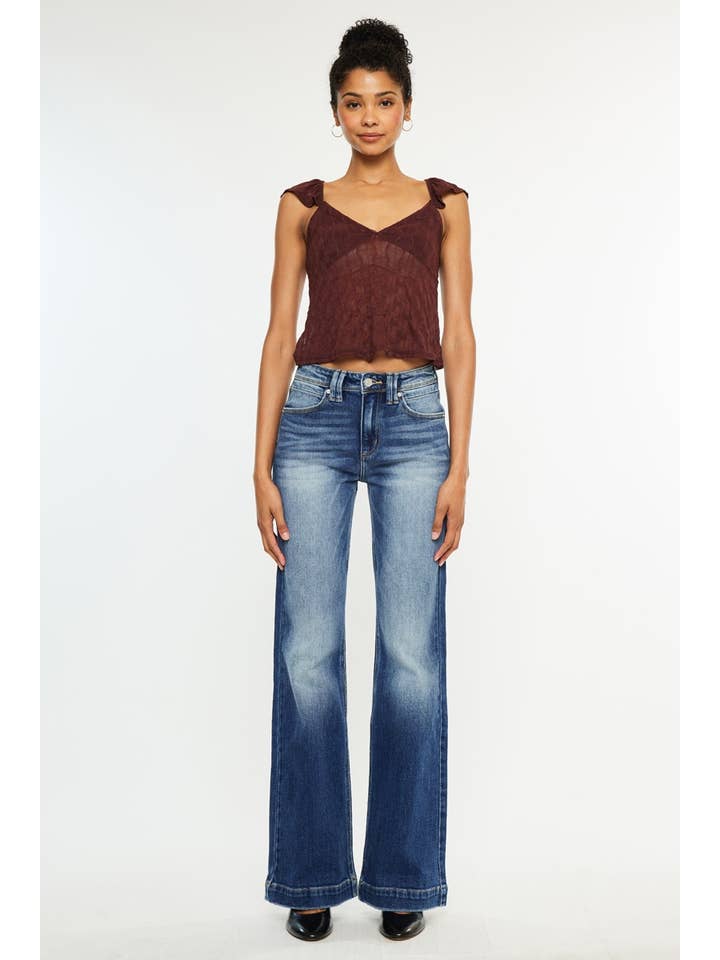 MEDIUM OPEN PACK HIGH RISE HOLLY FLARE JEANS-KC9289M for wholesale on Faire5