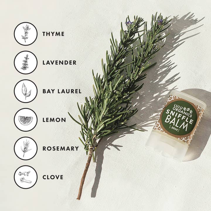 LULU ORGANICS - Wholesale Healing Salve/Balm/Cream - Thieves Oil Sniffle Balm .35oz1