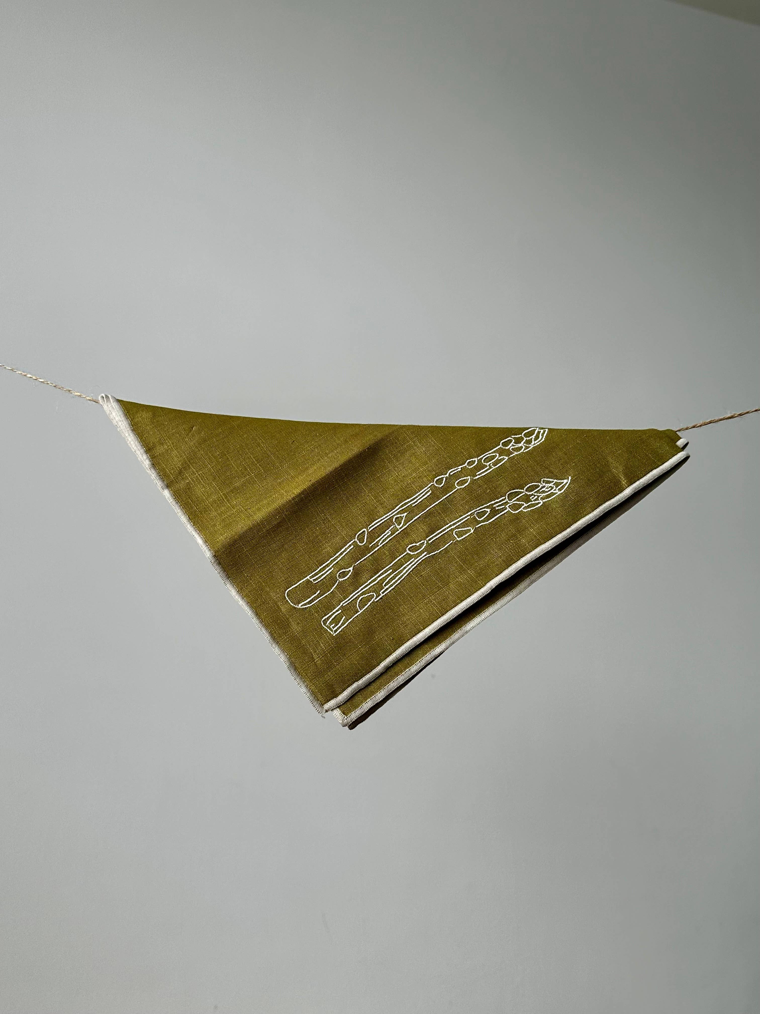 MÆGEN – wholesale Dinner & cloth napkin – Linen Blend Napkins - Asparagus (set of 2)2