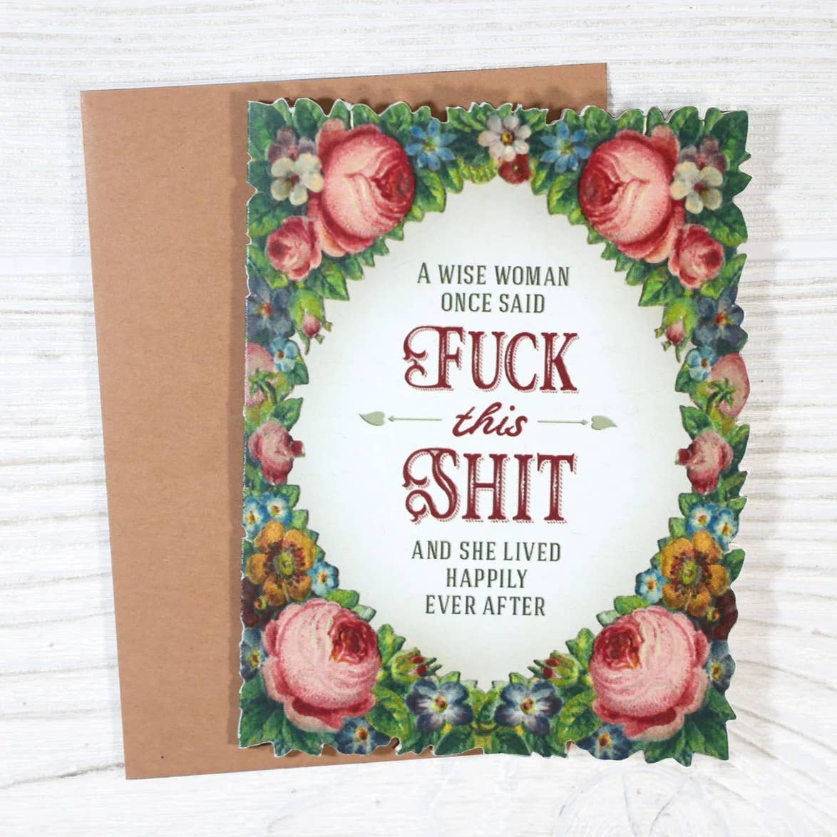 Bad Betty Greeting Co. - Wholesale Retirement Card - Wise Woman Funny Retirement/Breakup Card1