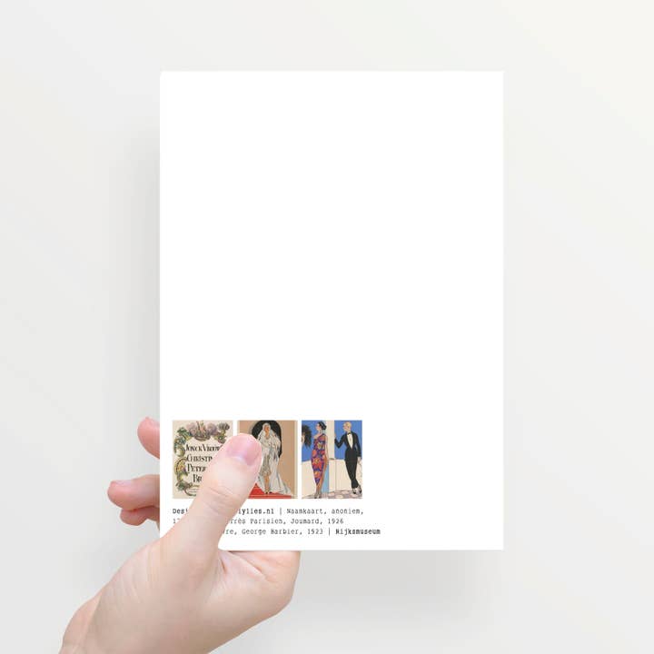 Lylies - Wholesale Wedding Card - Wedding Greeting Card - Double Folded Envelope - Museum Collection