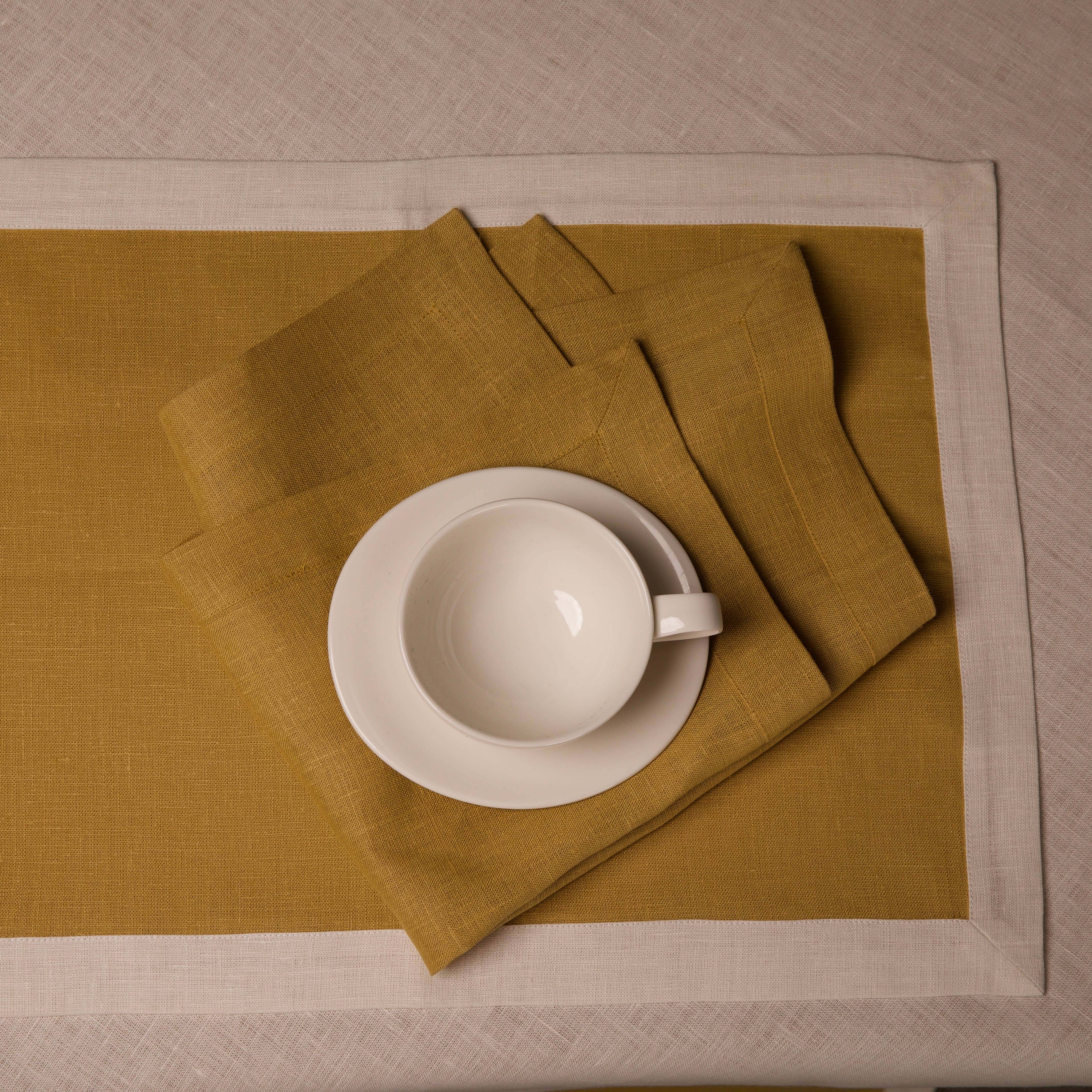 KEY LOOK1916 MILANO – Engroshandel Middags- og stofserviet – Linnedservietter med ramme7