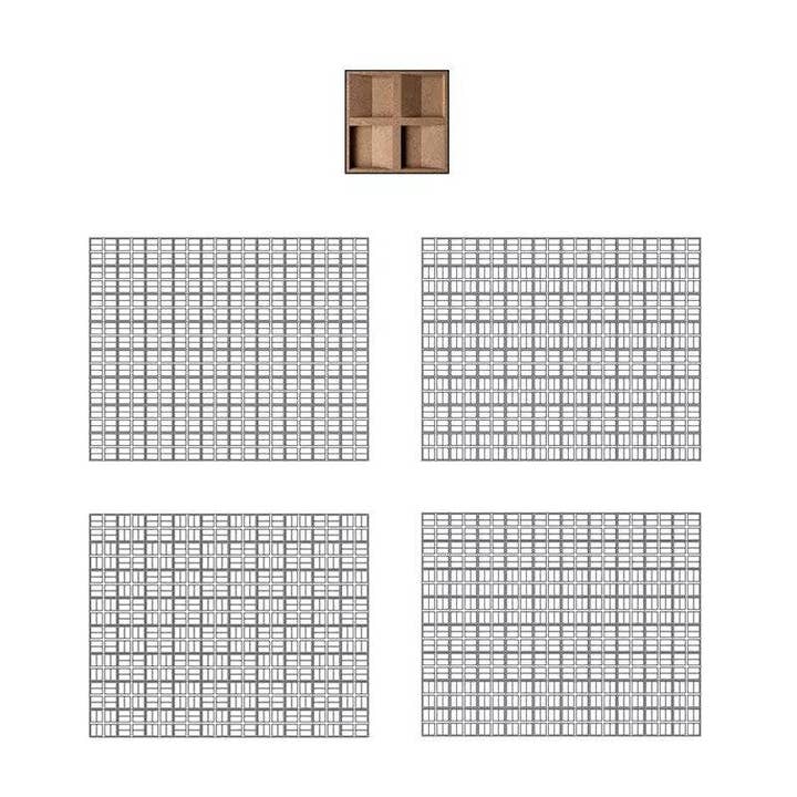 Dekostyl - Wholesale Wall Accent - 3D Wall Panels Cork Acoustic Panels Concave