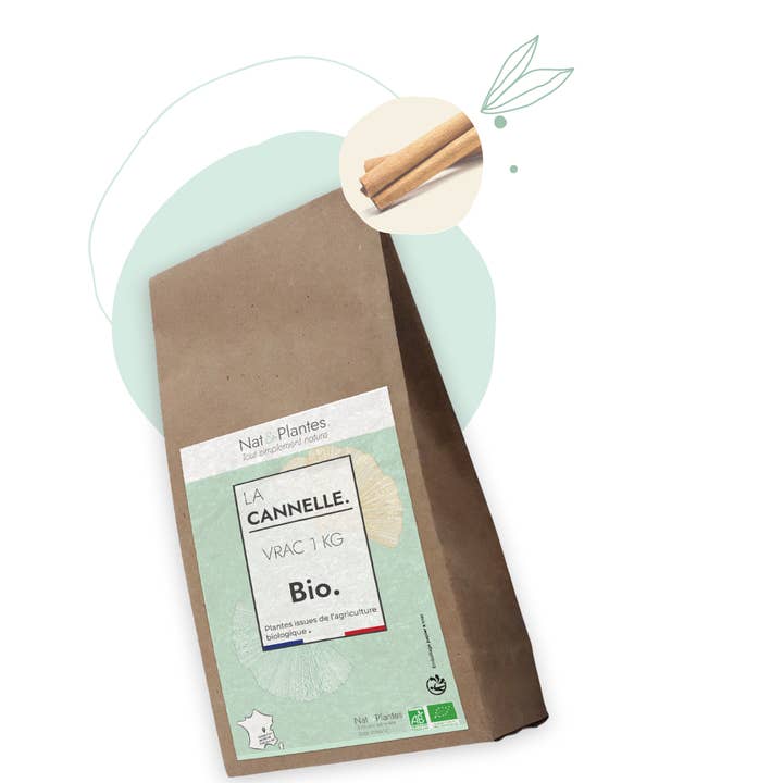 Organic cinnamon 1KG for wholesale by Nat&Plantes