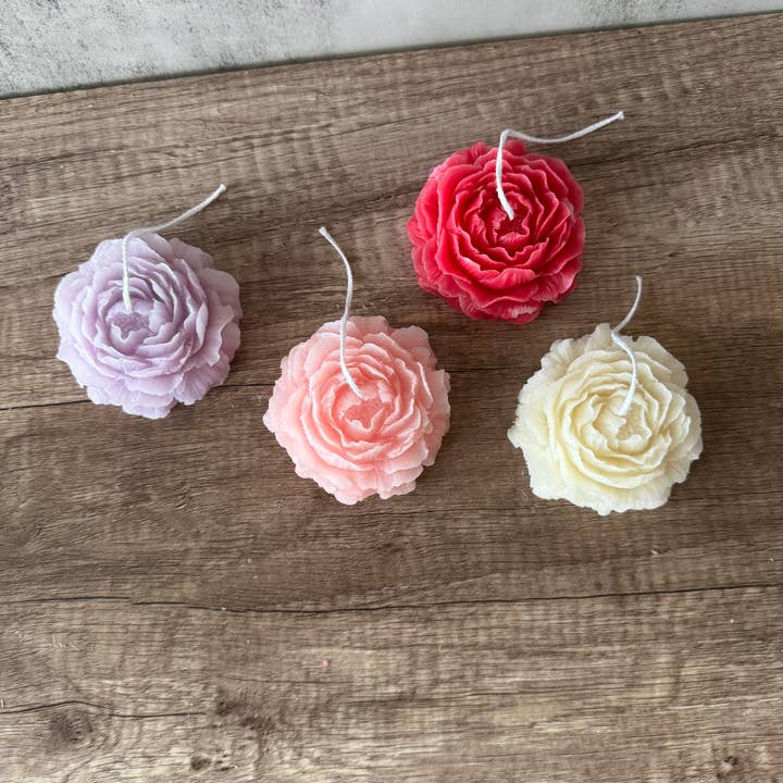 Acute Designs - Wholesale Novelty Candle - Peony Flower Candles