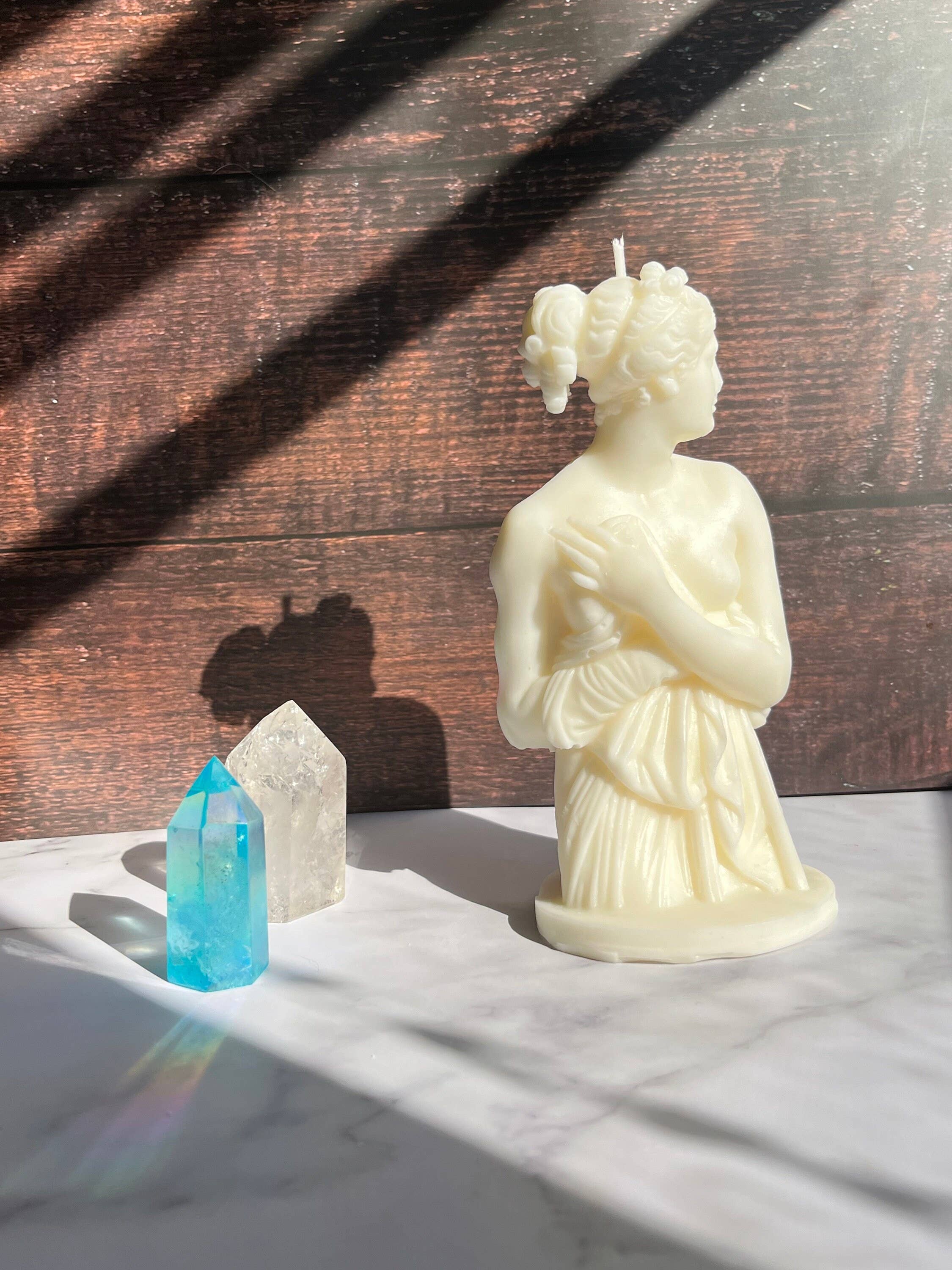 Beauty and the Moon – wholesale Novelty candle – 6.5 Inch Goddess Candle | Naked Female Body Candle6