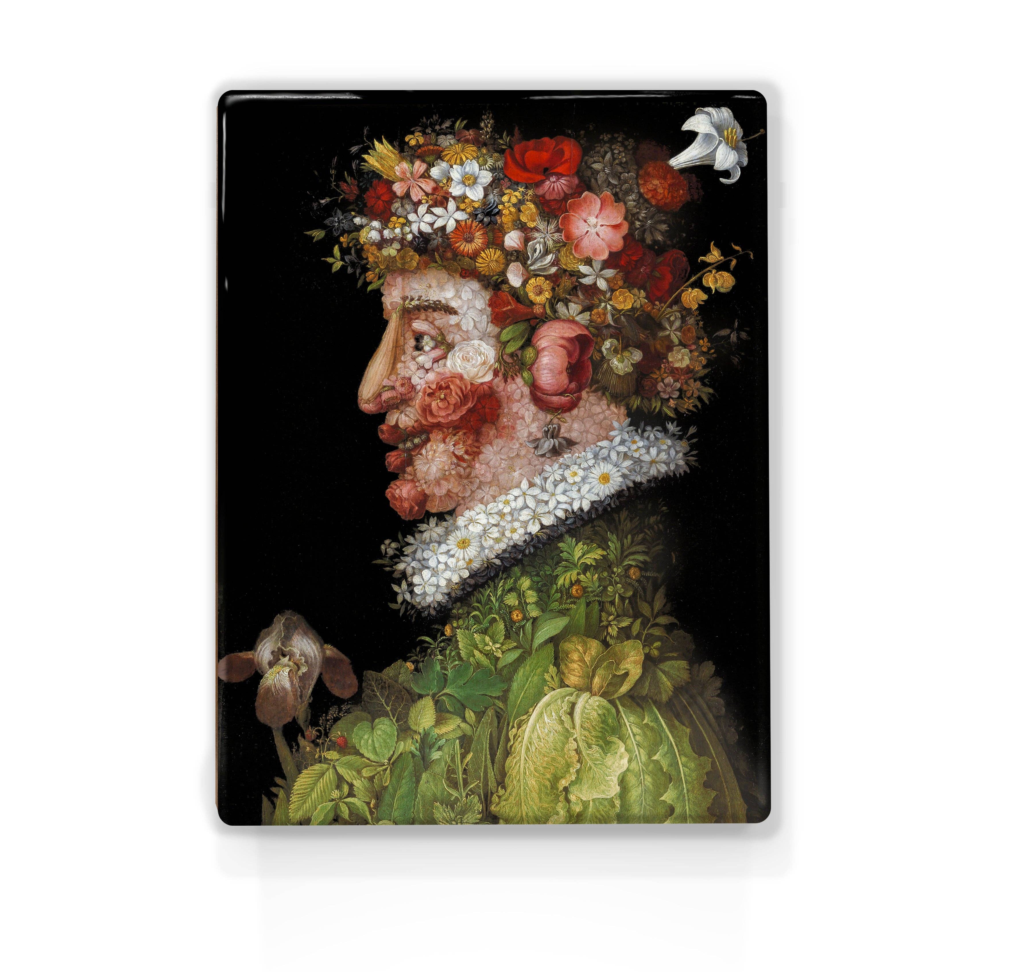 Laqueprint - Wholesale Art Print - Laque print - Spring - Giuseppe Arcimboldo - 19.5 x 26 cm - LP1870