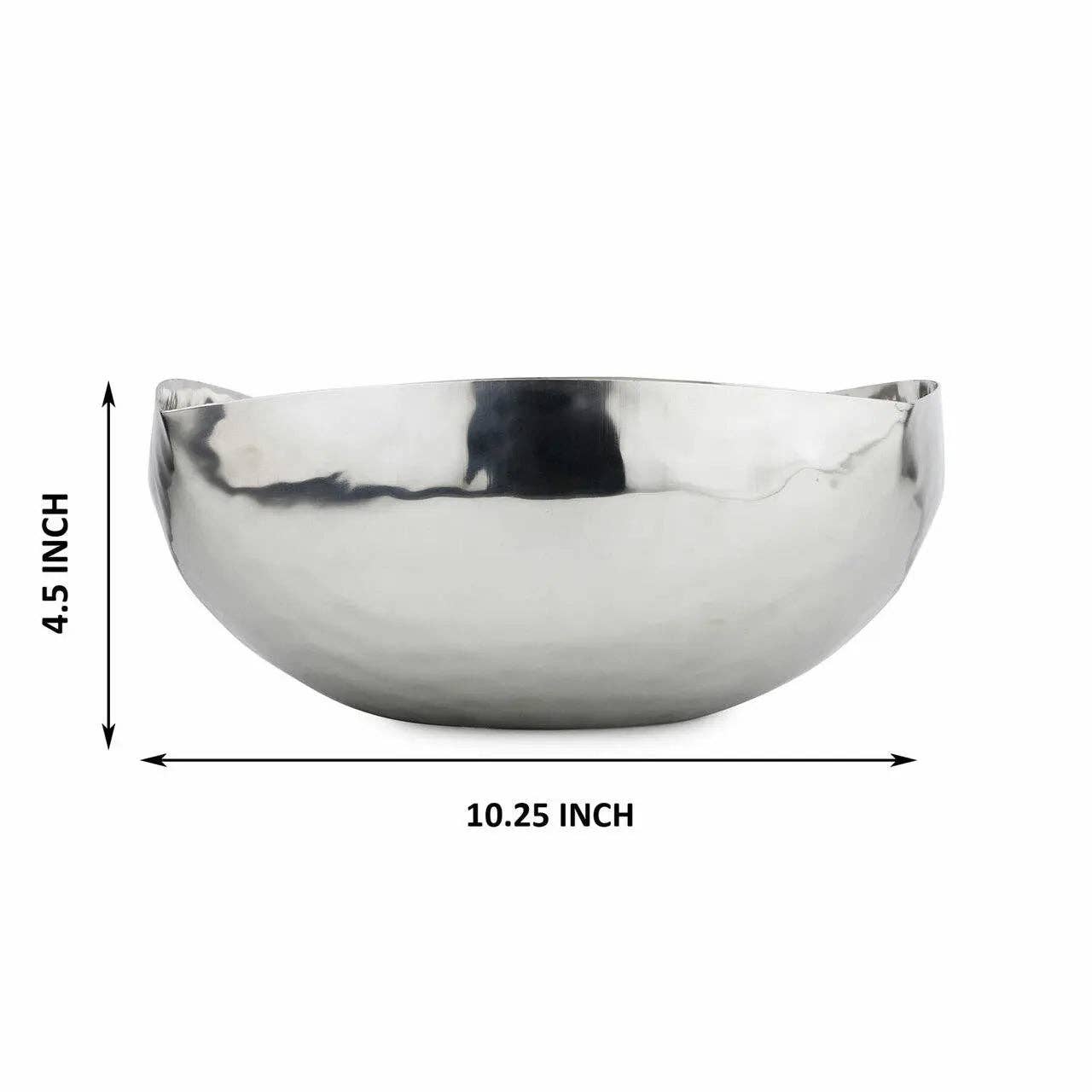 INOX artisans - Wholesale Serve Bowl - Full Polished Stainless Steel 11" Salad Bowl3