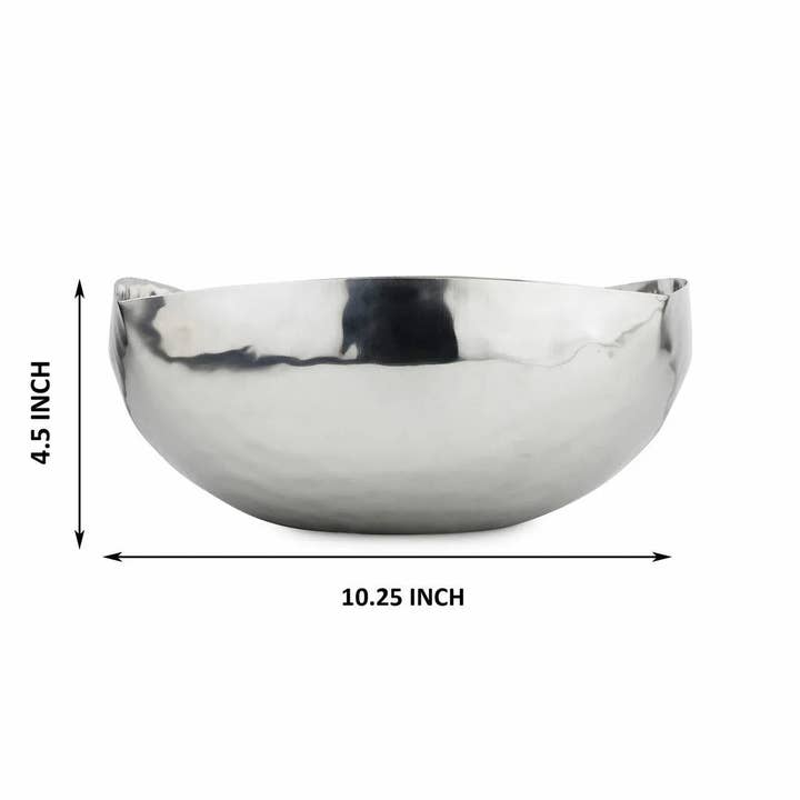 INOX artisans - Wholesale Serve Bowl - Full Polished Stainless Steel 11" Salad Bowl3