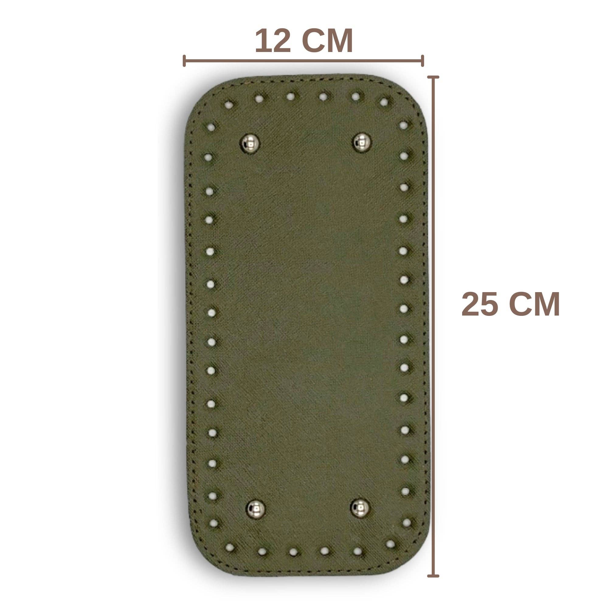 Sensy - Venta al por mayor Material para punto/ganchillo - Base para bolso mediano y base inferior de poliuretano, 12 cm x 25 cm22