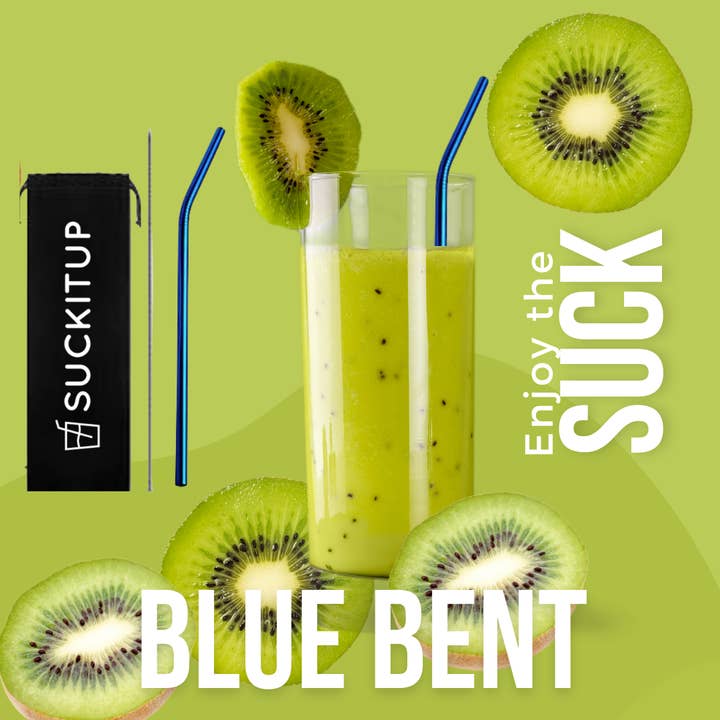 Suck It Up Straws - Wholesale Drinking straw - Single Straw and Brush set- Choose your Colour3