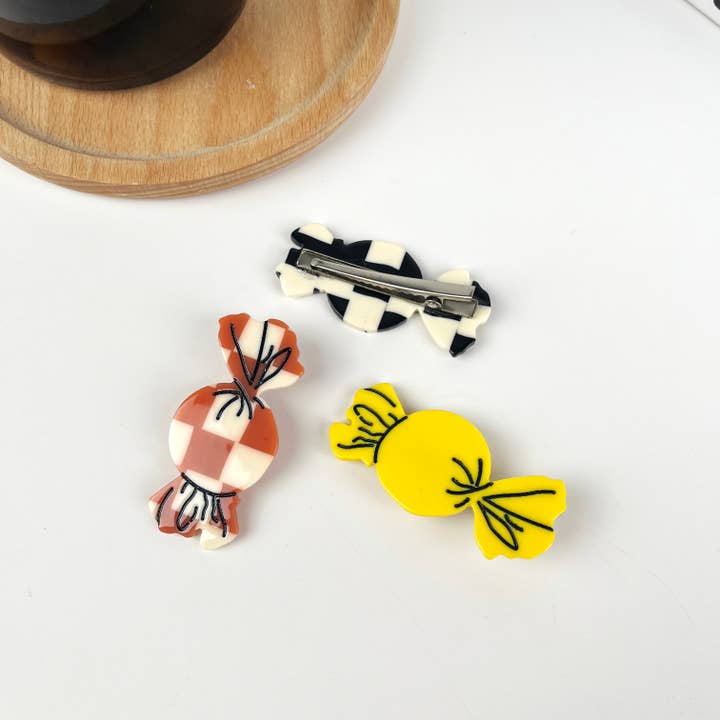 TheDivaSoap - Wholesale Hair Clip - Women's - Candy Duckbill Clip, Acetate Hair Clips