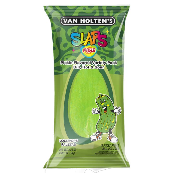 Grandpa Joe's Candy Shop - Wholesale Pickled Vegetables - Van Holten's Pickle Flavored Variety Pack Slaps 10pc, 25ct