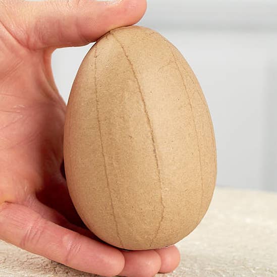 Unfinished Paper Mache Egg - 4" x 3" Dia and other Purchase Wholesale egg price chart. Free Returns & Net 60 Terms on Faire trending on Faire.