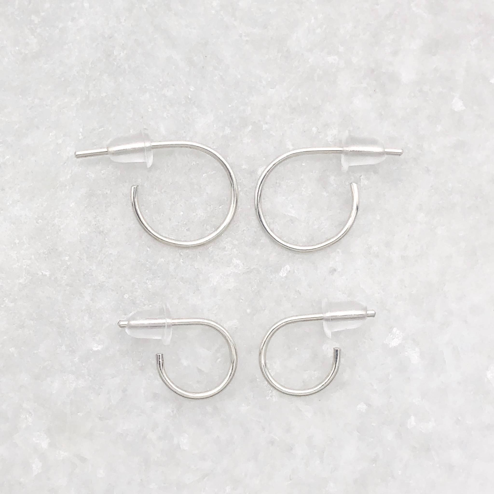 Red Giraffe Designs - Wholesale Huggie Earrings - Mini Wire Huggie Hoop Earrings4