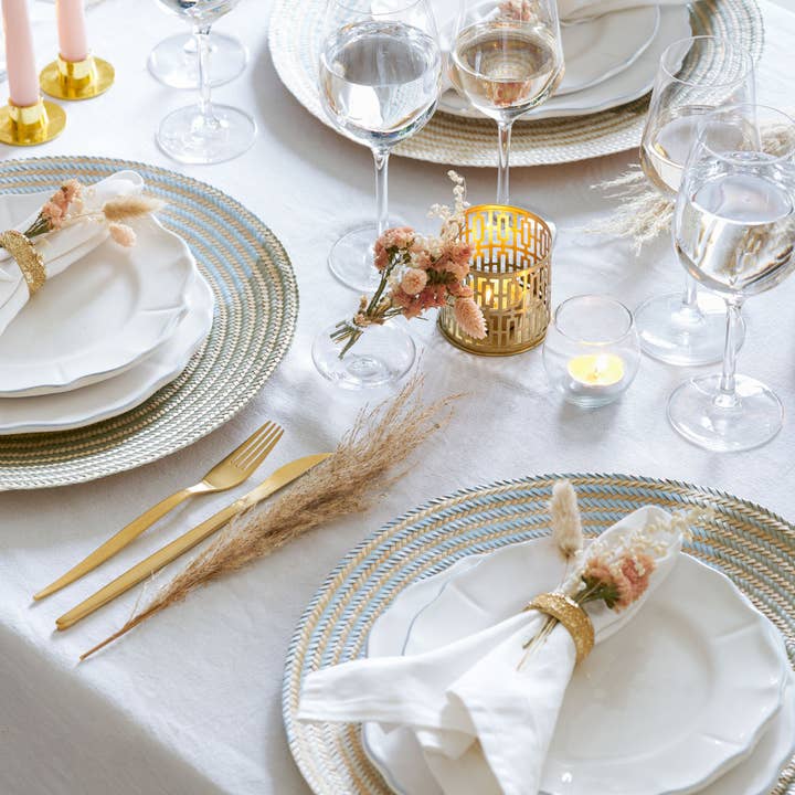 Washein - Wholesale Placemat - Multicolour Round Placemats Woven Natural Straw2