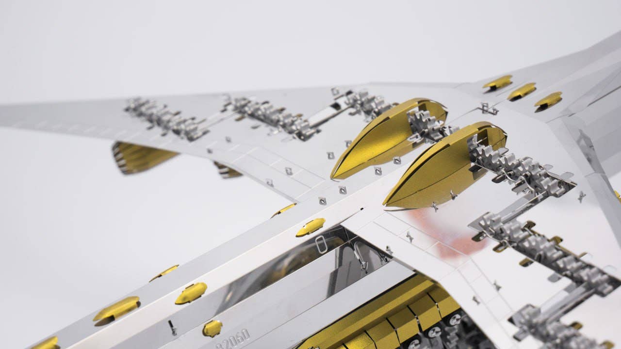 METAL-TIME INC. - Wholesale DIY Craft Kit - ANTONOV AN-225 MRIYA - OFFICIAL EXCLUSIVE EDITION DIY kit2