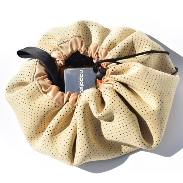 NEOPRENE SOCIETY - Wholesale Make-up/cosmetic bag - Honeycomb Neoprene Flat Lay Travel Make-up Bag 1