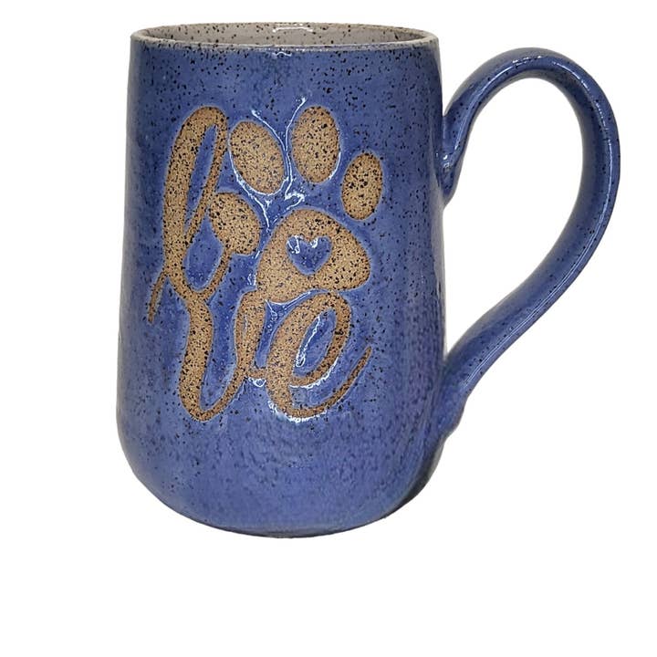 Stoney Ridge Pottery - Wholesale Coffee Mug - Love with a Paw Mug