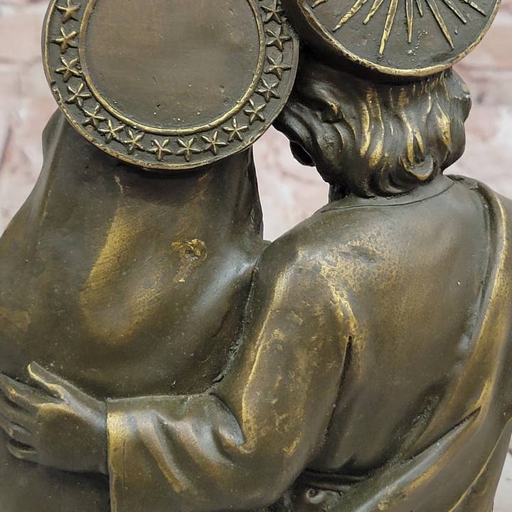 Bronzhaus - Wholesale Sculpture - Holy Family Bronze Statue – Jesus, Mary & Joseph Sculpture7