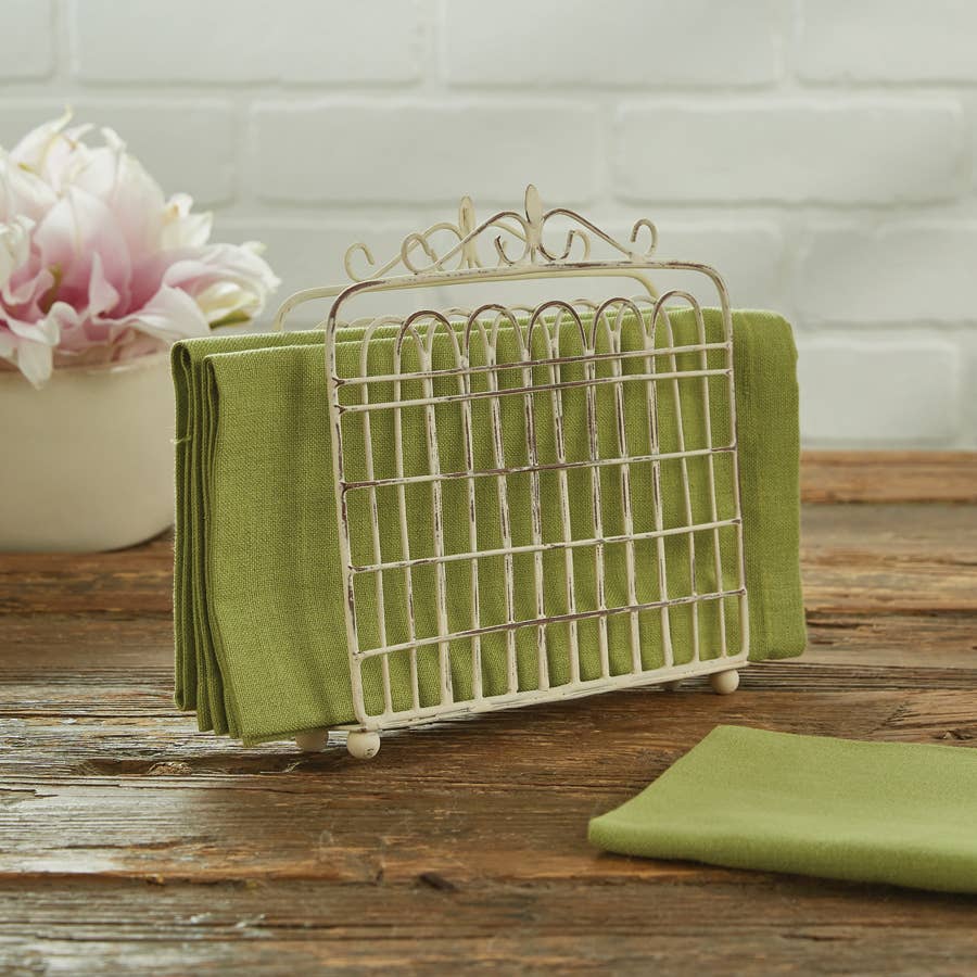 Park Designs - Vente Porte-serviette - Porte serviette Garden Gate Crème1