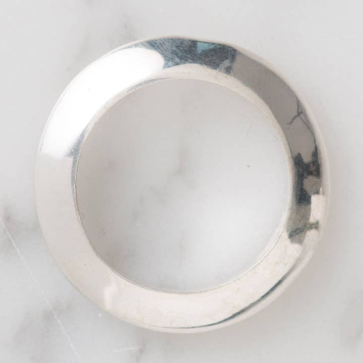 Pyramid Ring Silver for wholesale by Elodie Jewellery