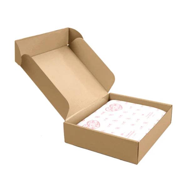 Geocakes - Venta al por mayor Caja de regalo - Caja ecológica de cartón KRAFT 15x15x5 cm0