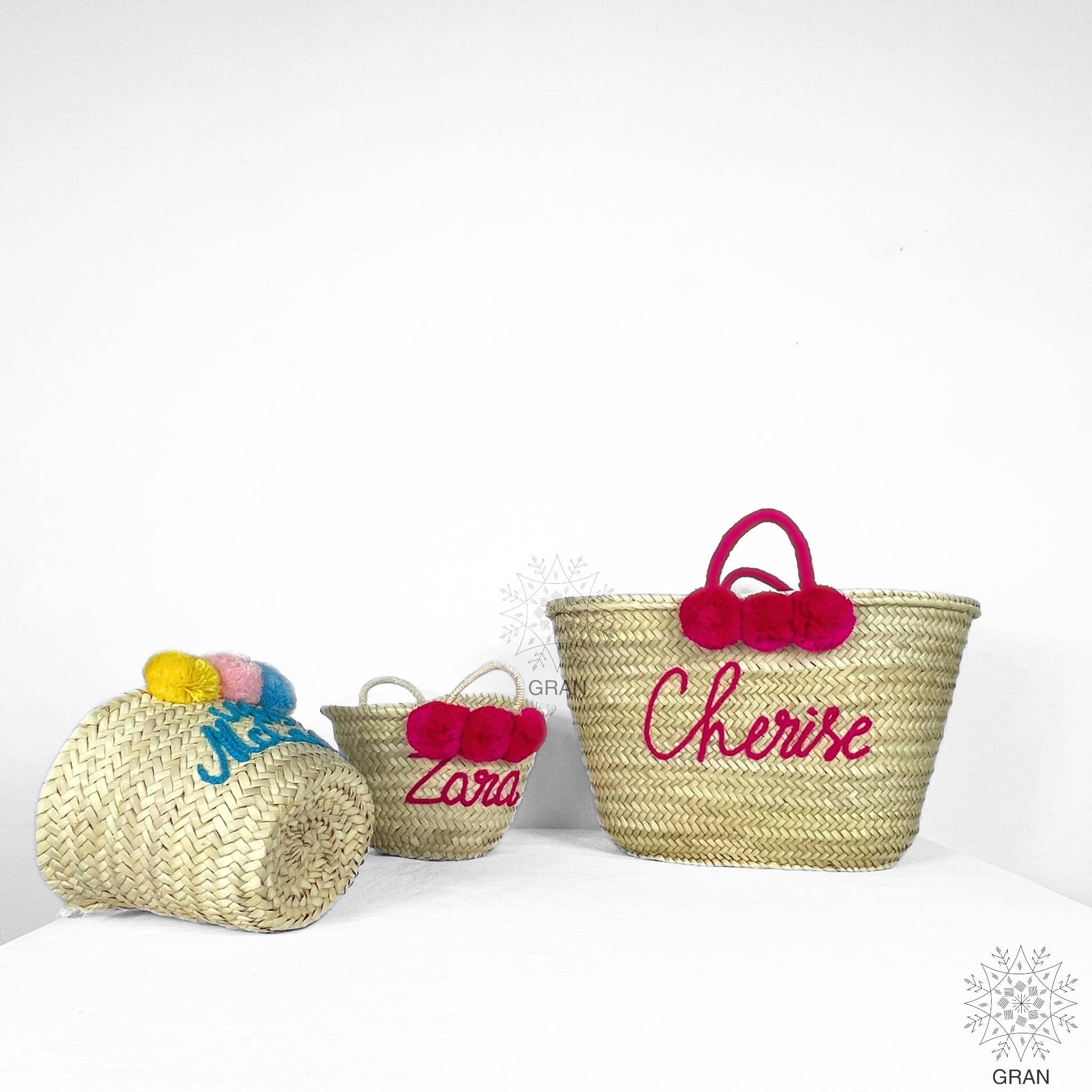 Gran Wholesale – Saco de praia por atacado – Bolsa de praia de palha personalizada para o verão, cesta de praia.10