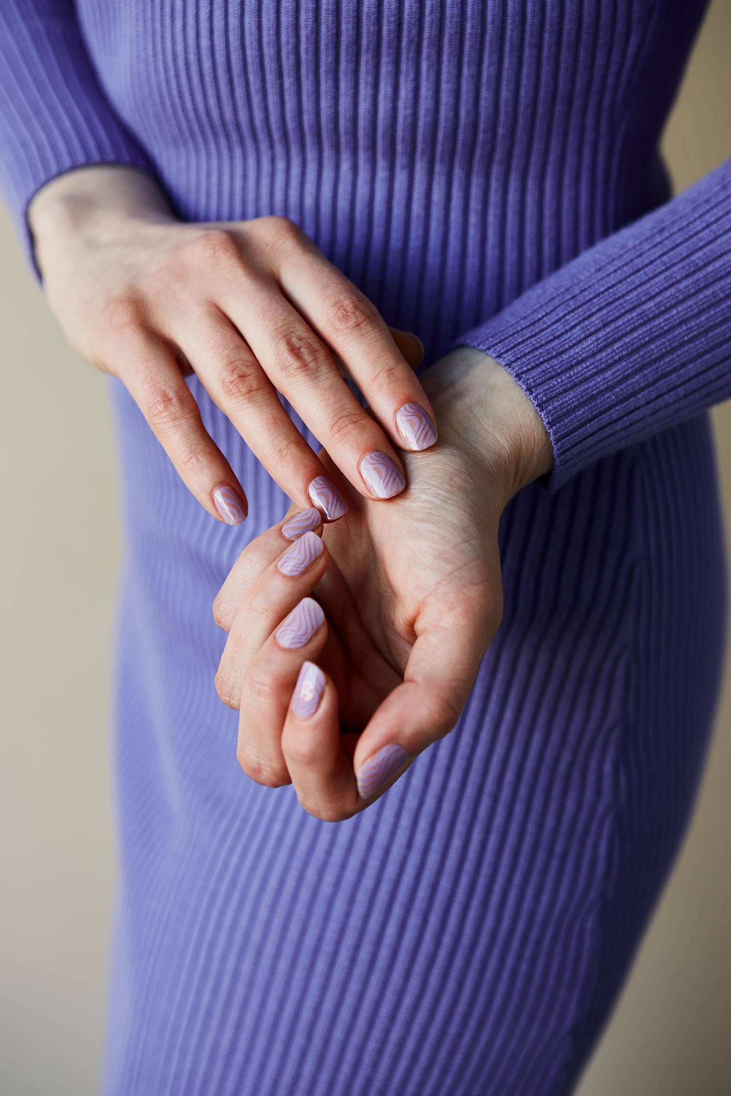 ARTIPS - Wholesale Nail Art/Decal - Verona Lilac Nail Strips 4