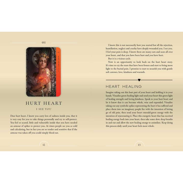 Simon & Schuster - Wholesale Tarot Cards - Healing Heart Oracle by Inna Segal