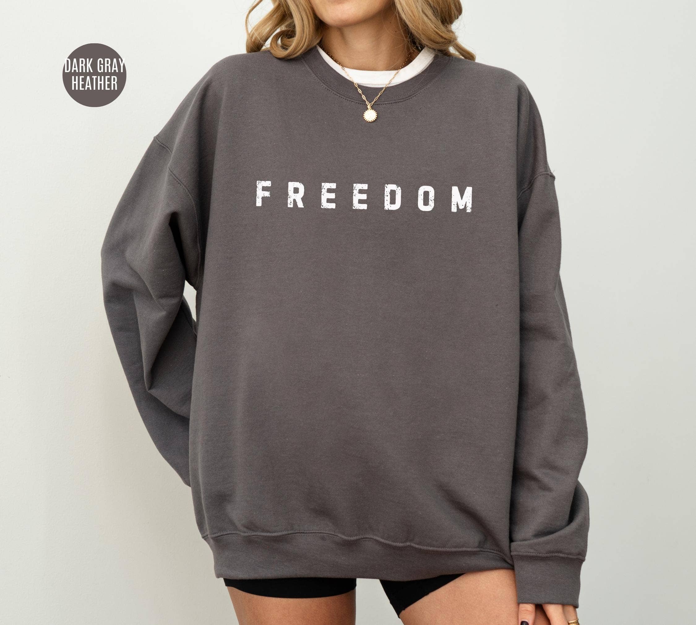 DLT Ecommerce - Wholesale T-Shirt (Graphic) - Women's - Charlie Kirk Freedom Sweatshirt, Charlie Kirk's Shirt5