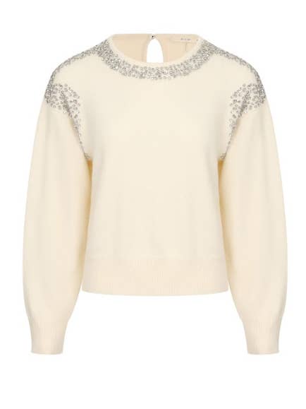 Helena Top With Rhinestone Detail for wholesale by RIVIR